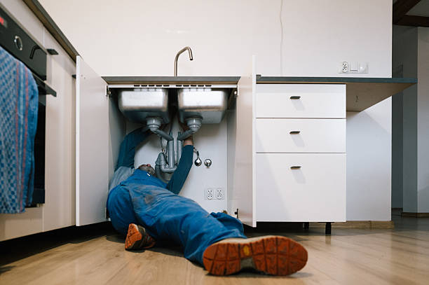 Professional Drain Cleaning technician working in Lansing, KS